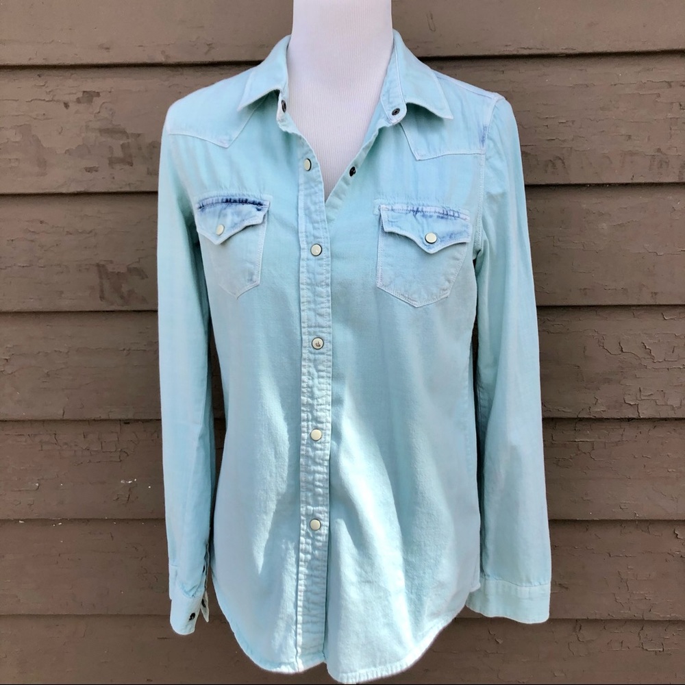 ☀️☀️☀️ 4/$20 Bullhead Black snap front Western shirt!